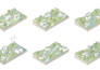 design an isometric illustration or illustrated layout